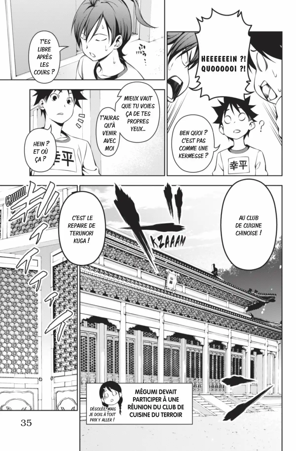 Food Wars ! Volume 15 page 35