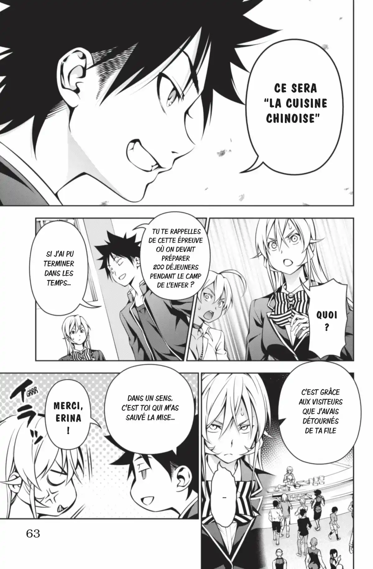 Food Wars ! Volume 15 page 63