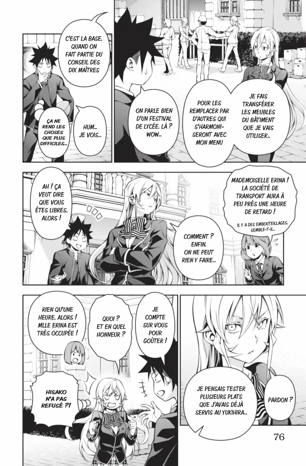 Food Wars ! Volume 15 page 76