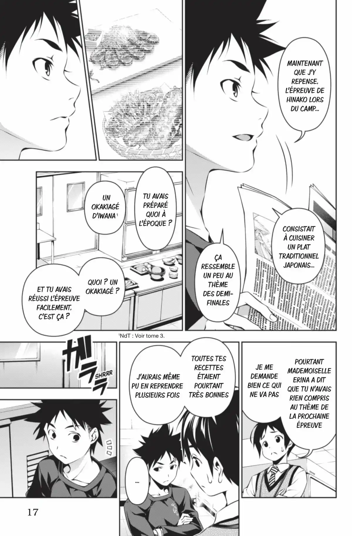 Food Wars ! Volume 11 page 17