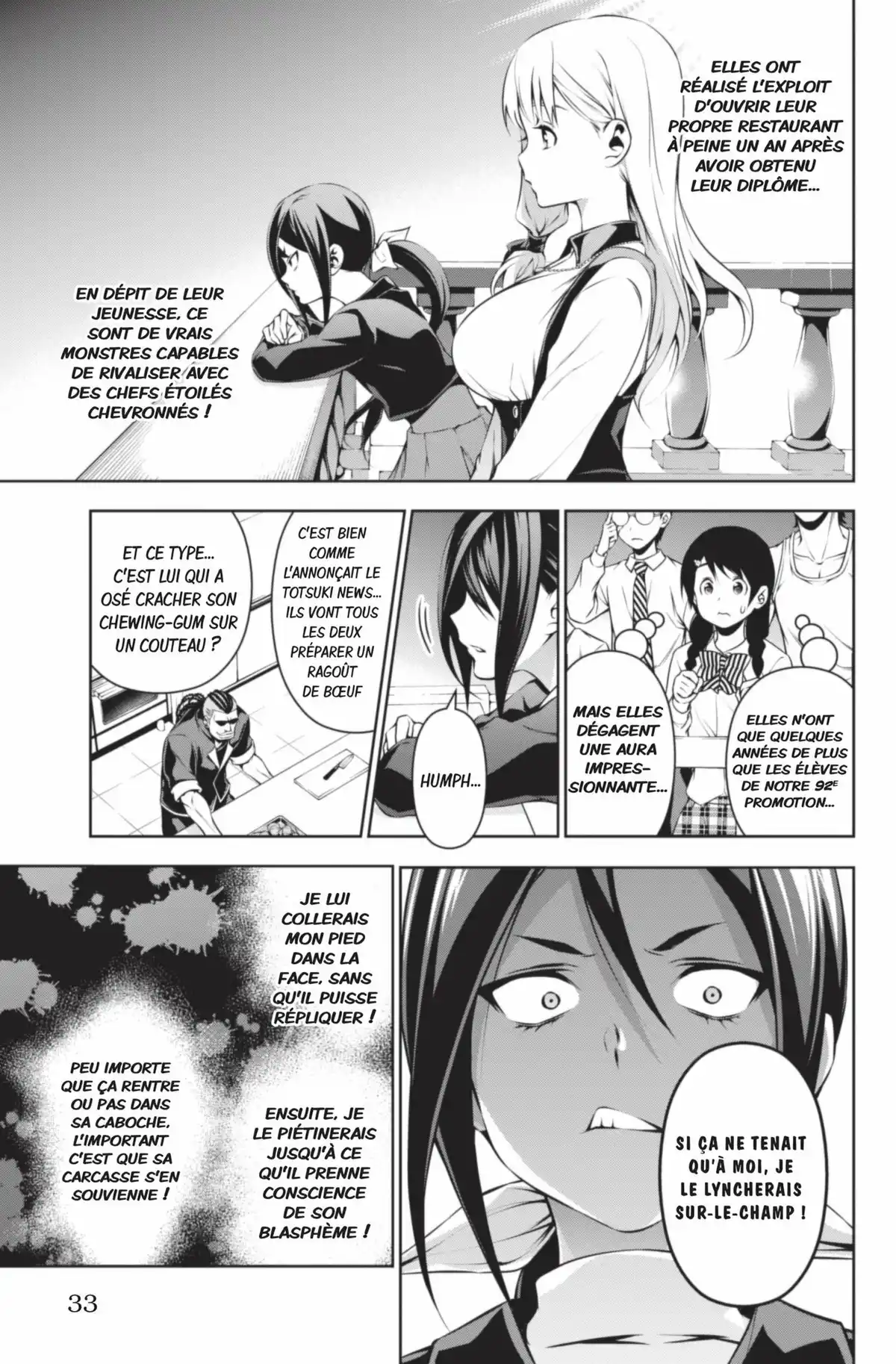 Food Wars ! Volume 11 page 33
