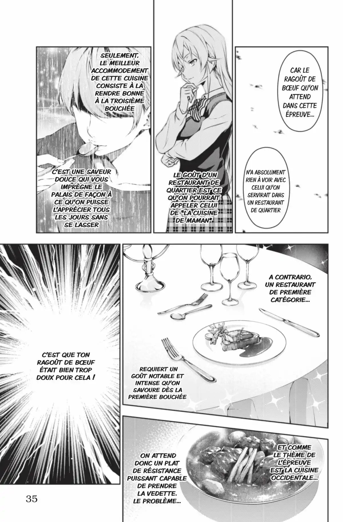 Food Wars ! Volume 11 page 35