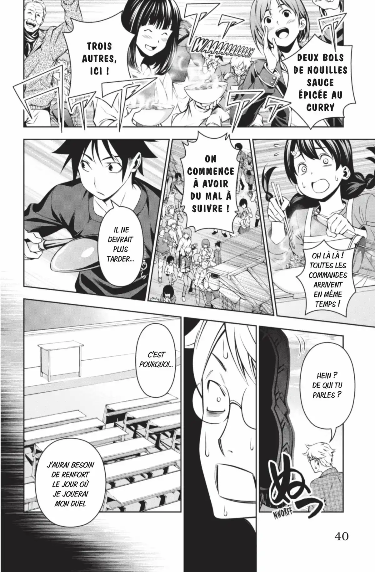 Food Wars ! Volume 16 page 40