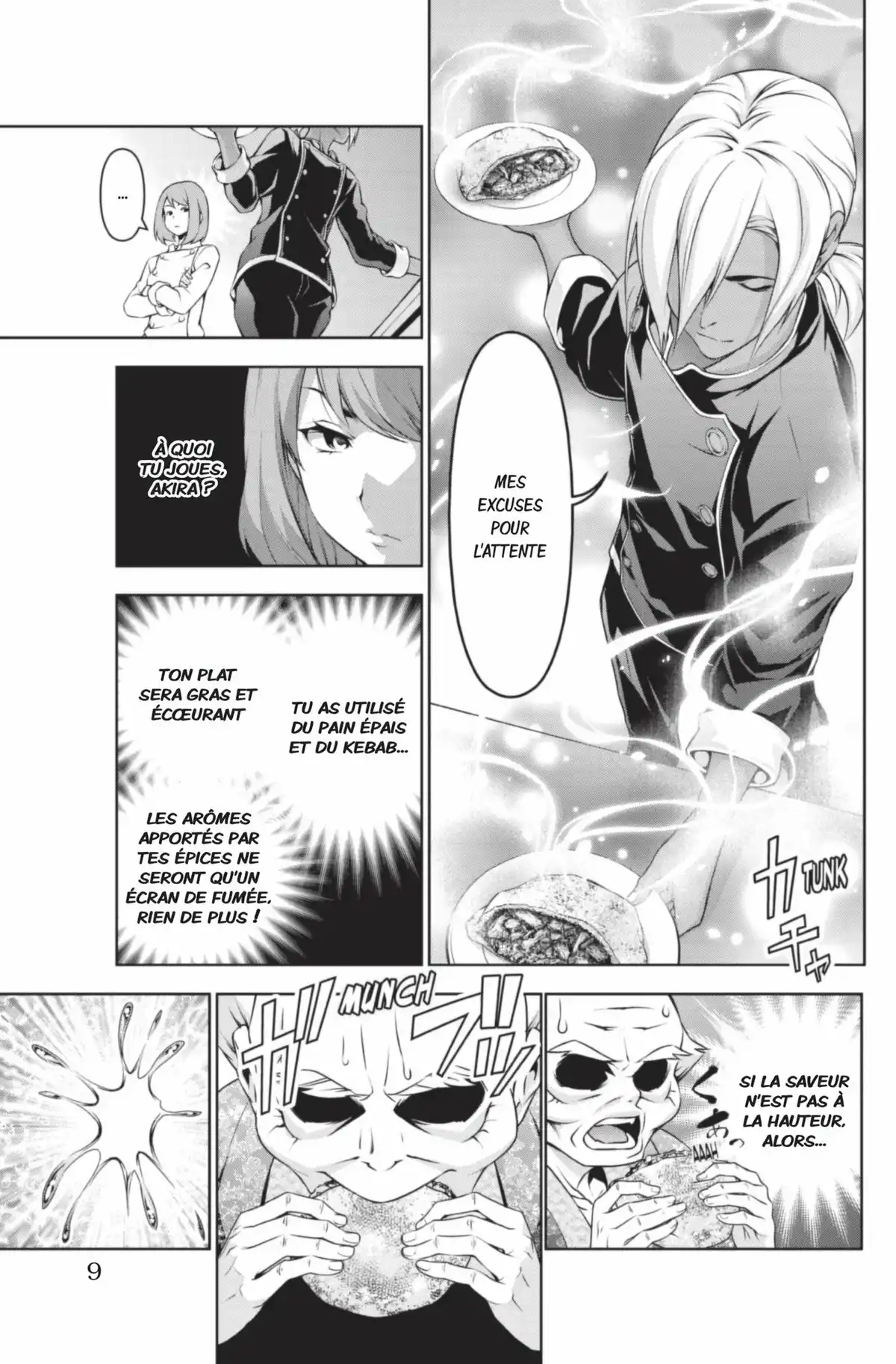 Food Wars ! Volume 10 page 9