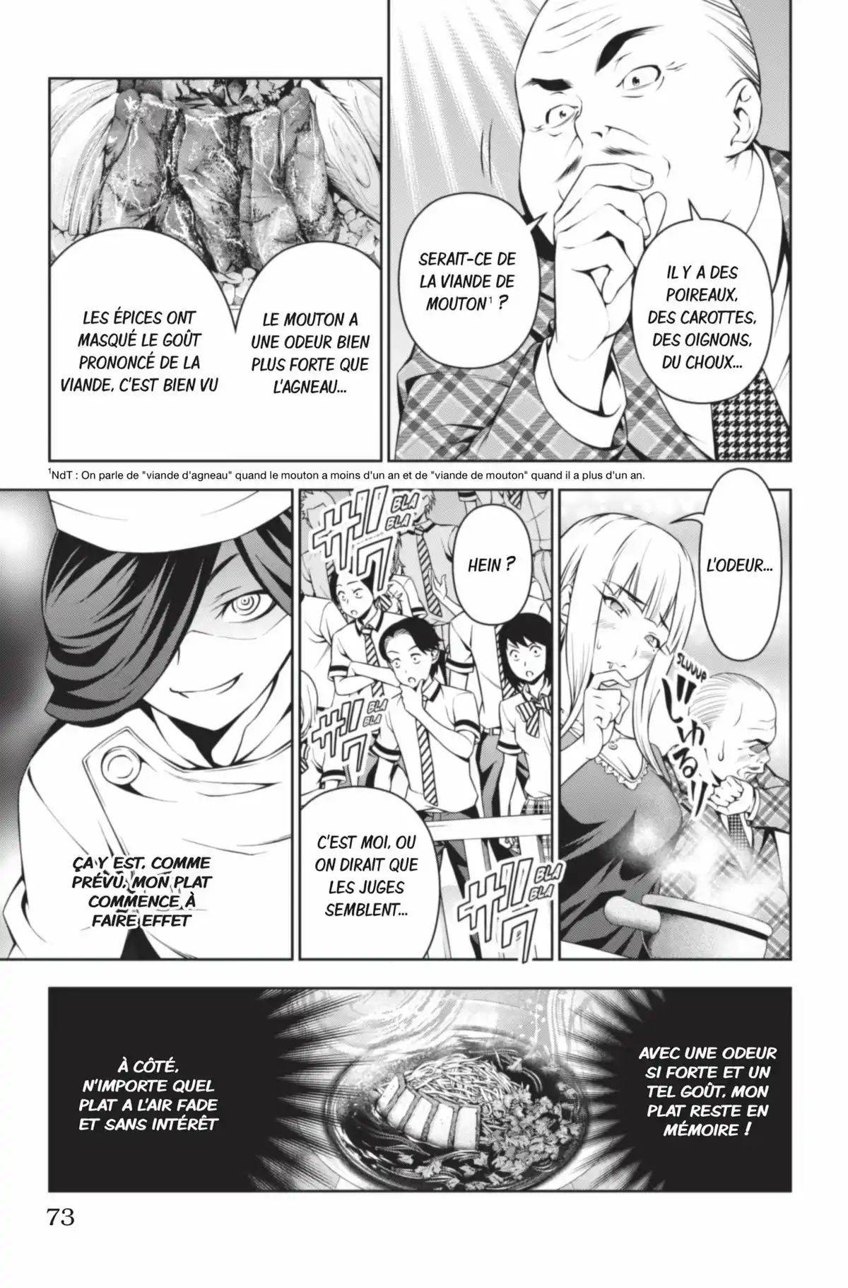 Food Wars ! Volume 7 page 73