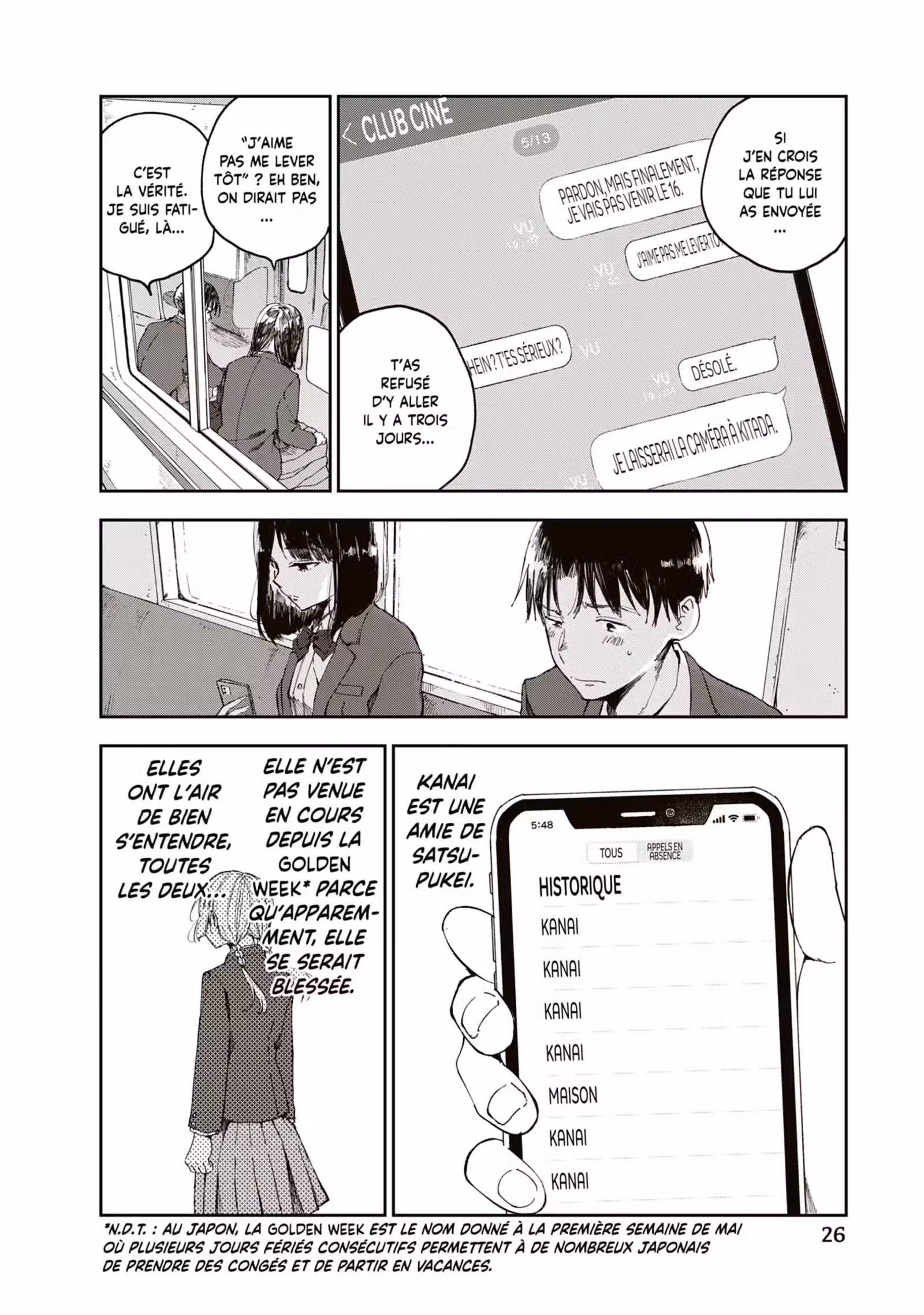 Dans le premier train du matin Volume 1 page 27