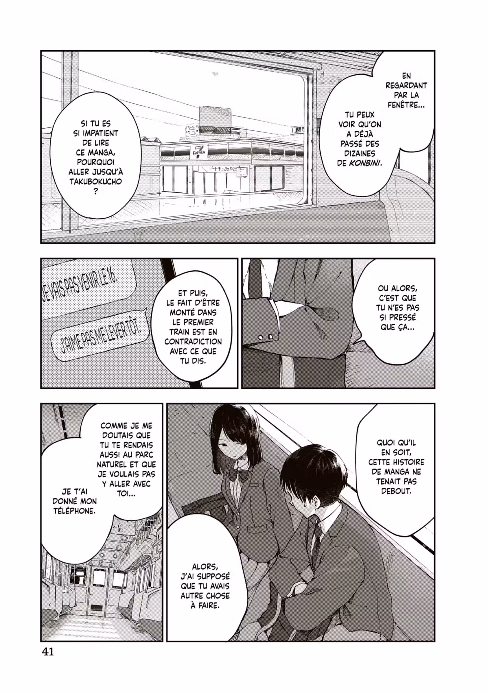 Dans le premier train du matin Volume 1 page 42