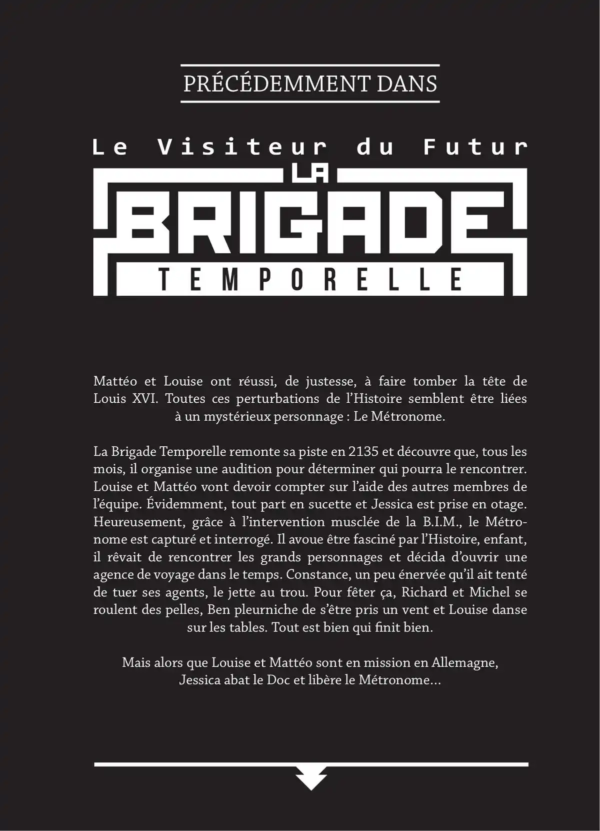 Le Visiteur du futur – La Brigade temporelle Volume 3 page 5