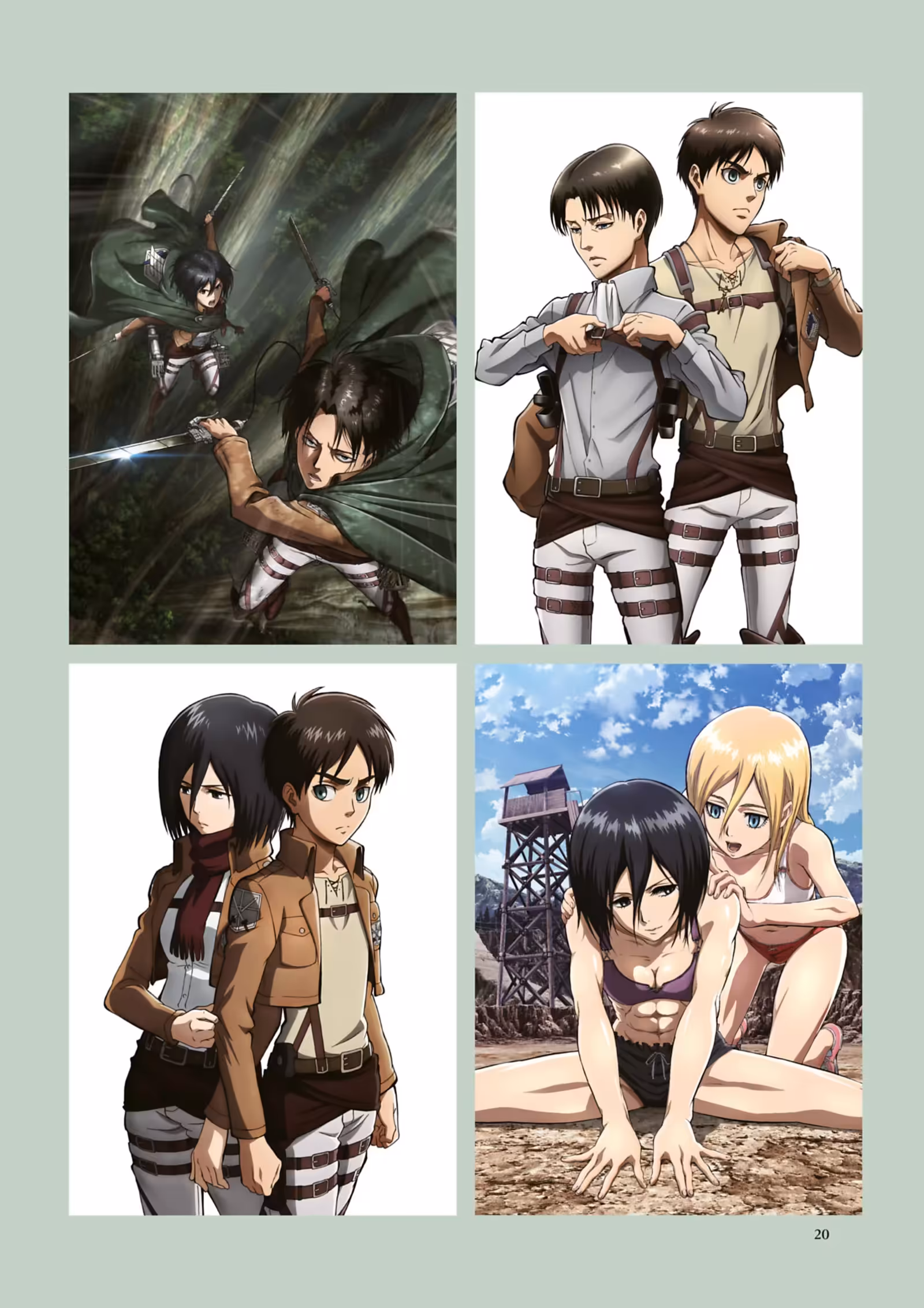 L’Attaque des Titans : Anime Illustrations Volume 1 page 14