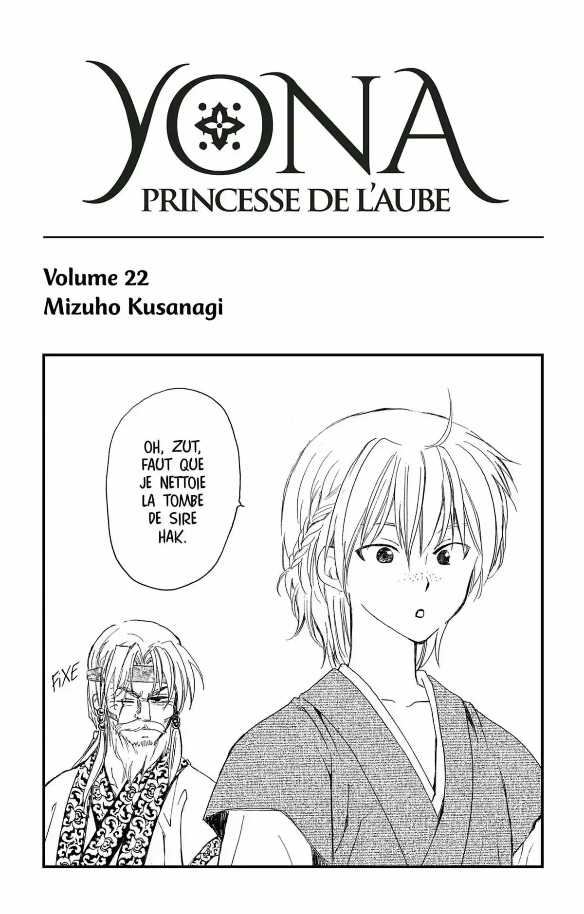 Yona, Princesse de l’Aube Volume 22 page 3