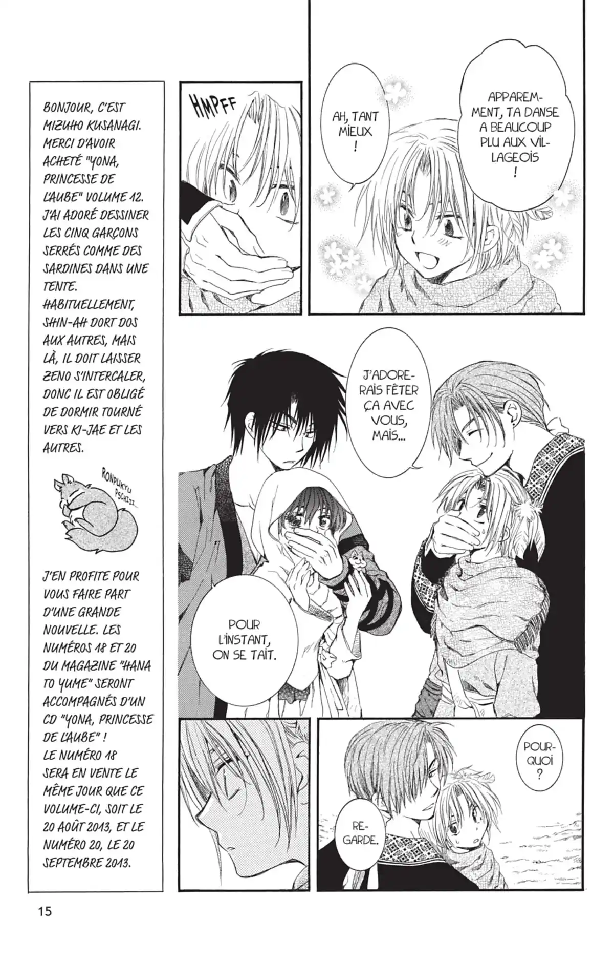Yona, Princesse de l’Aube Volume 12 page 17