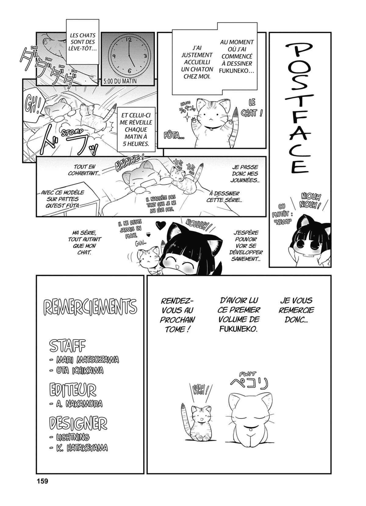 Fukuneko, les chats du bonheur Volume 1 page 160