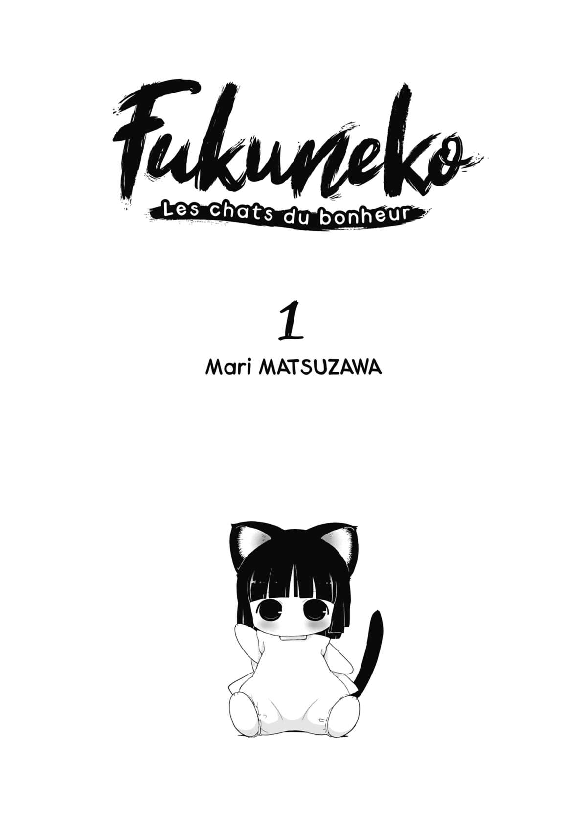 Fukuneko, les chats du bonheur Volume 1 page 2