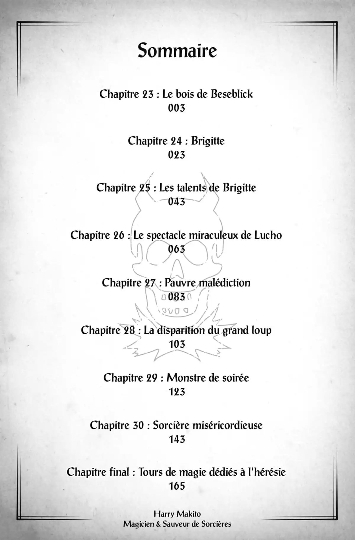 Harry Makito, Magicien et Sauveur de Sorcières Volume 4 page 3