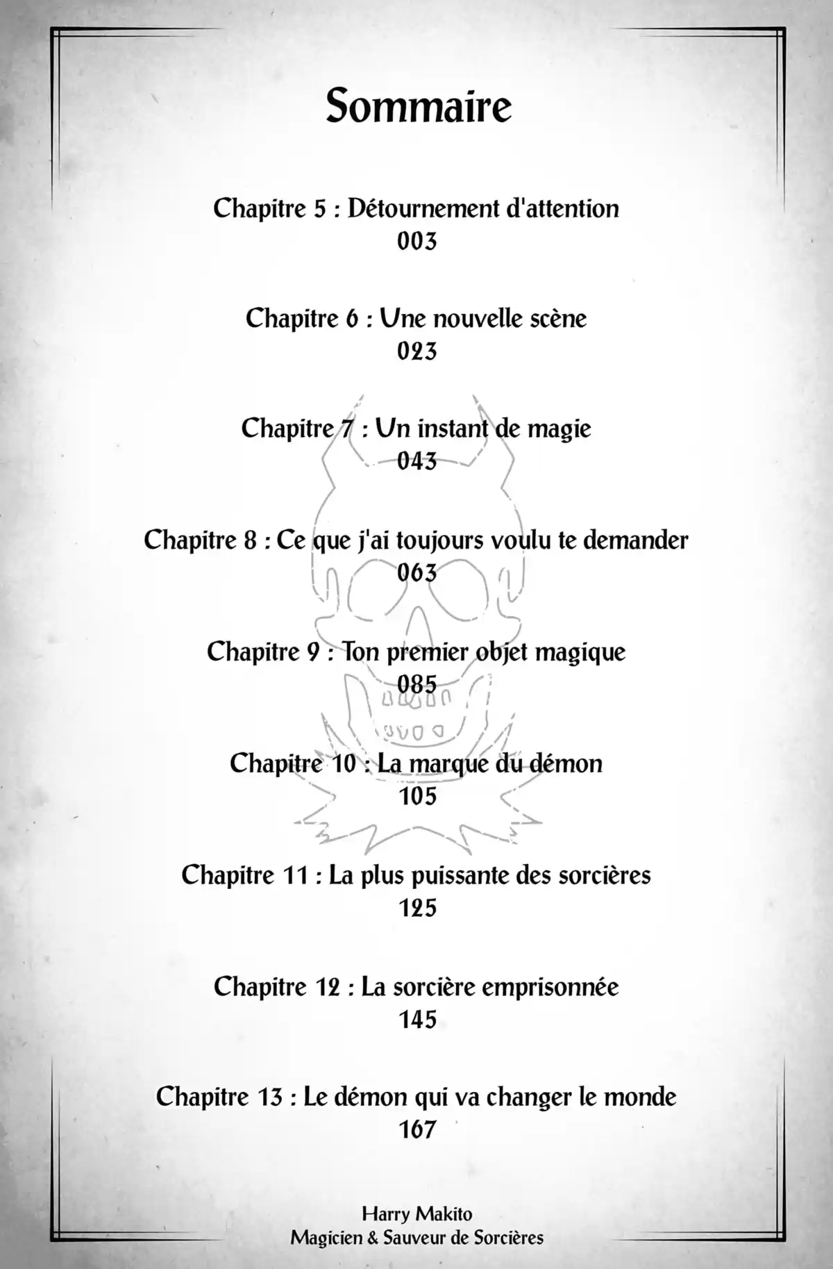 Harry Makito, Magicien et Sauveur de Sorcières Volume 2 page 3