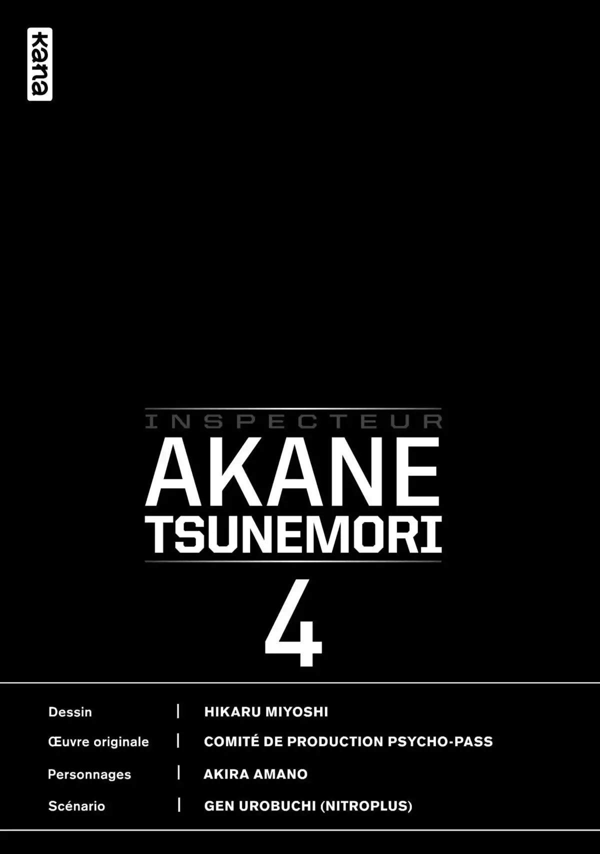 Psycho-Pass – Inspecteur Akane Tsunemori Volume 4 page 3