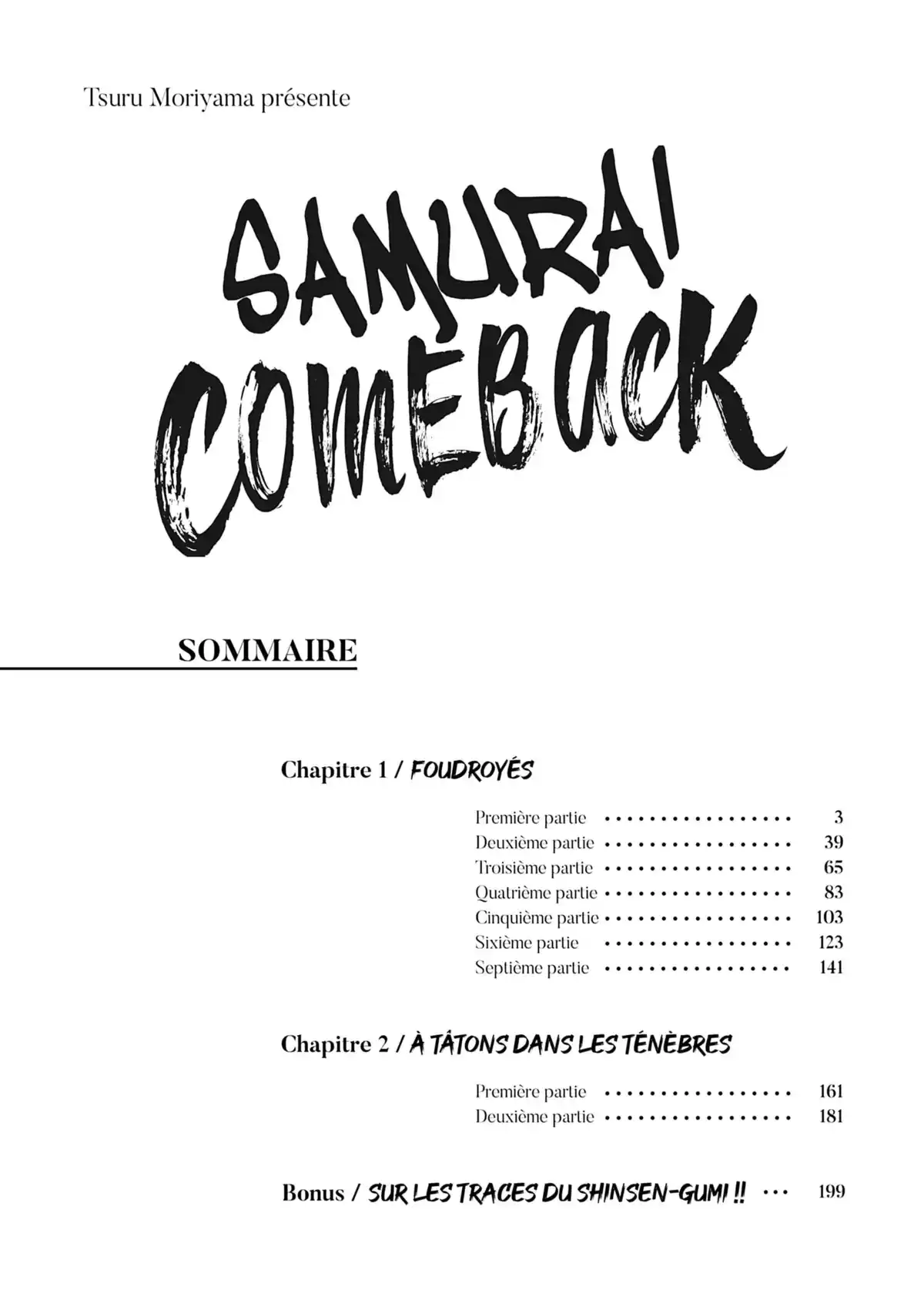 Samurai Comeback Volume 1 page 2