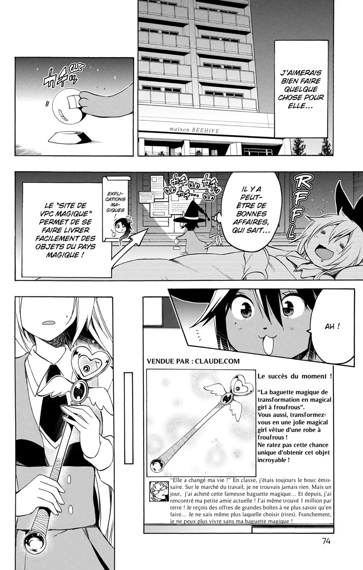 Nisekoi – Kosaki Magical Pâtissière ! Volume 3 page 72