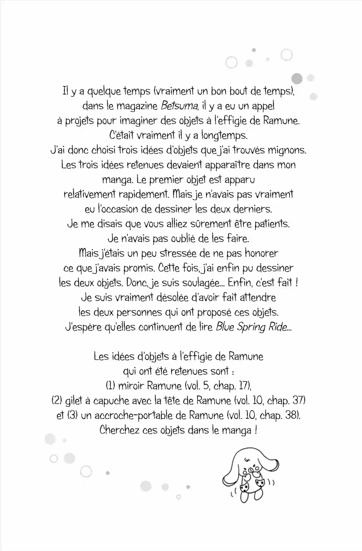 Blue Spring Ride Volume 10 page 140