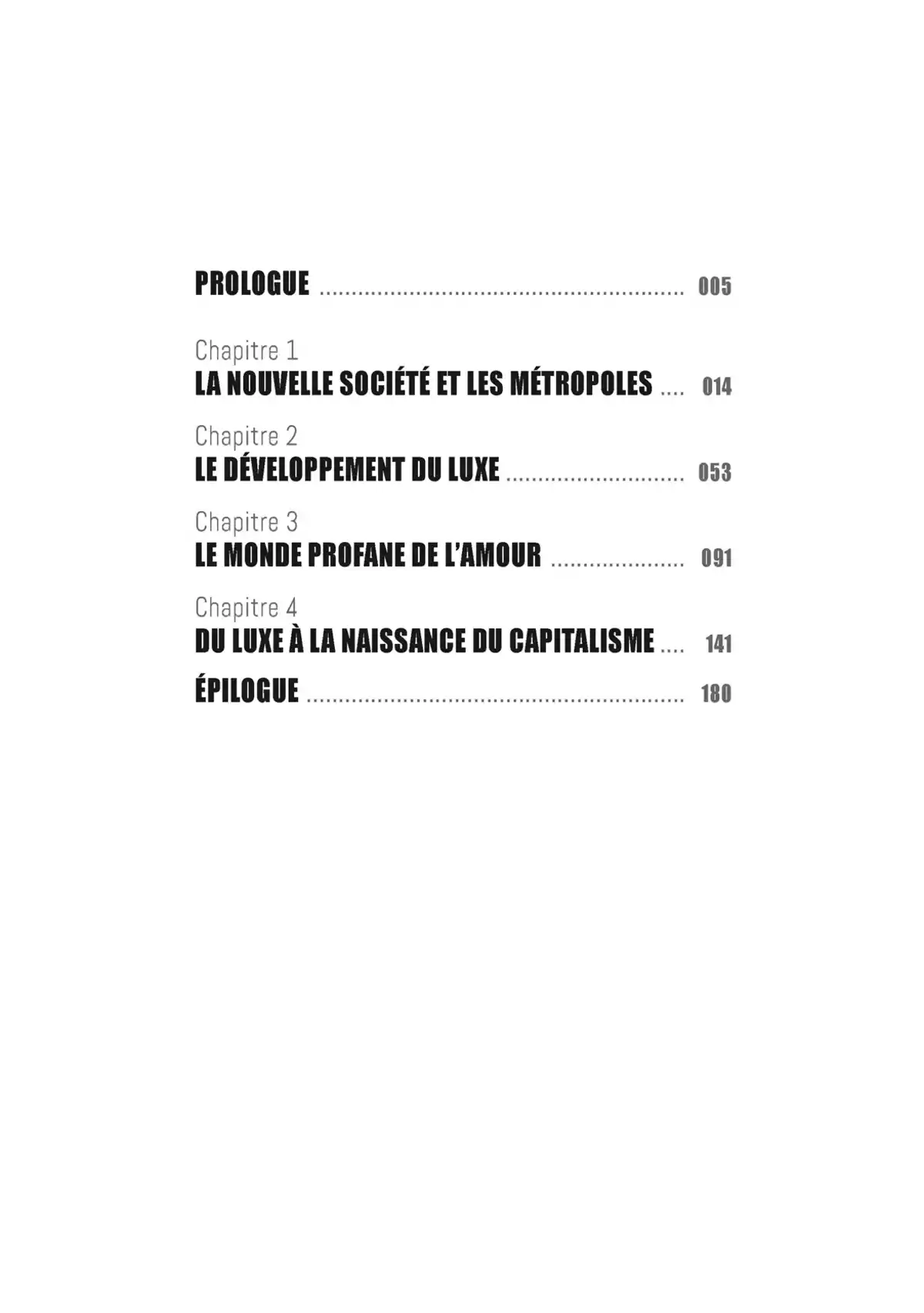 Amour, luxe et capitalisme Volume 1 page 4