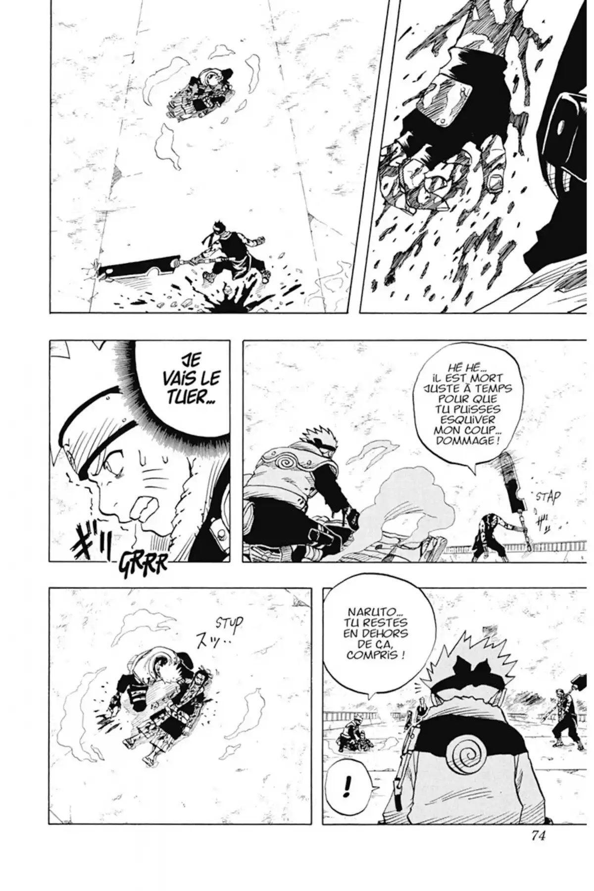 Naruto Volume 4 page 74