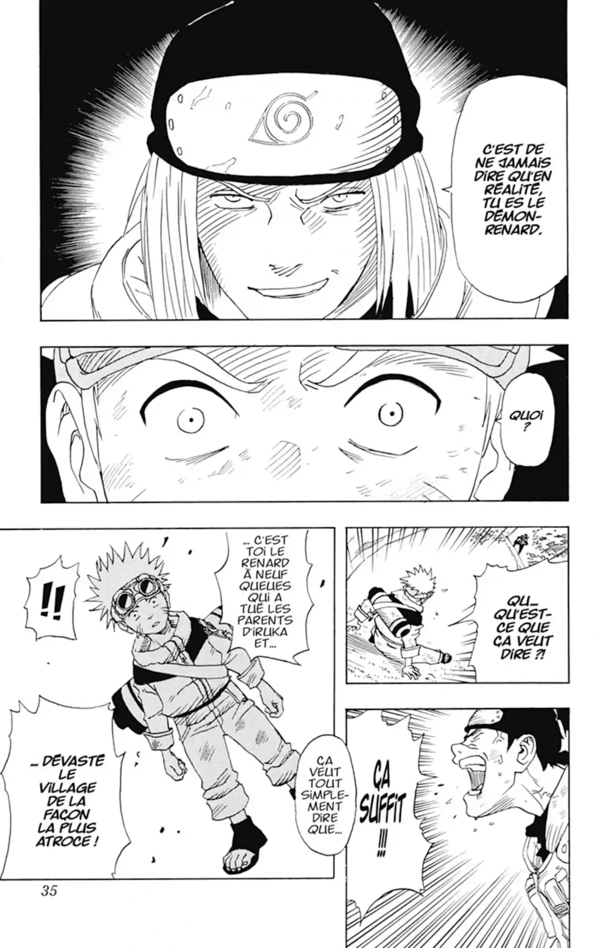 Naruto Volume 1 page 35