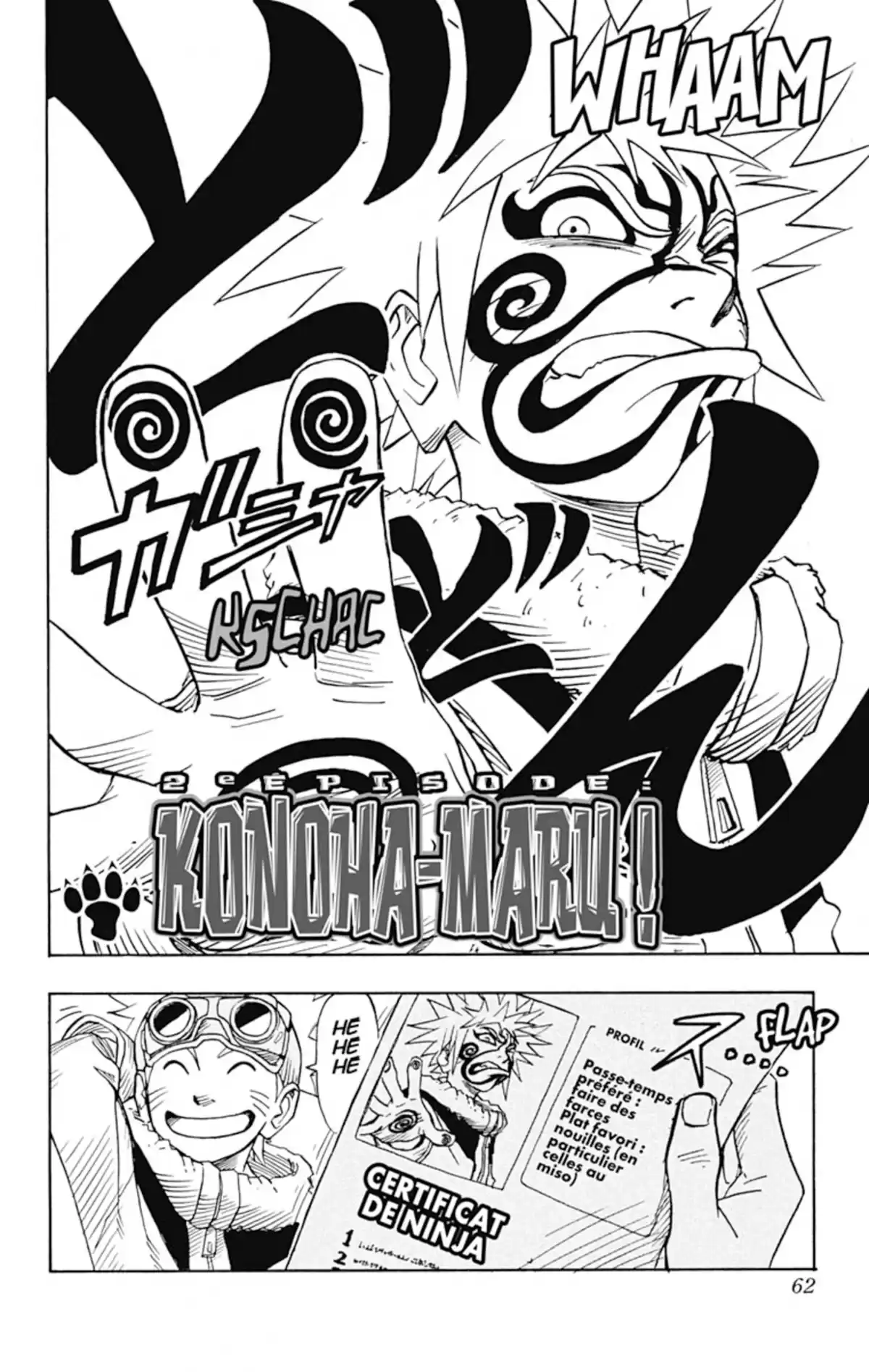 Naruto Volume 1 page 62