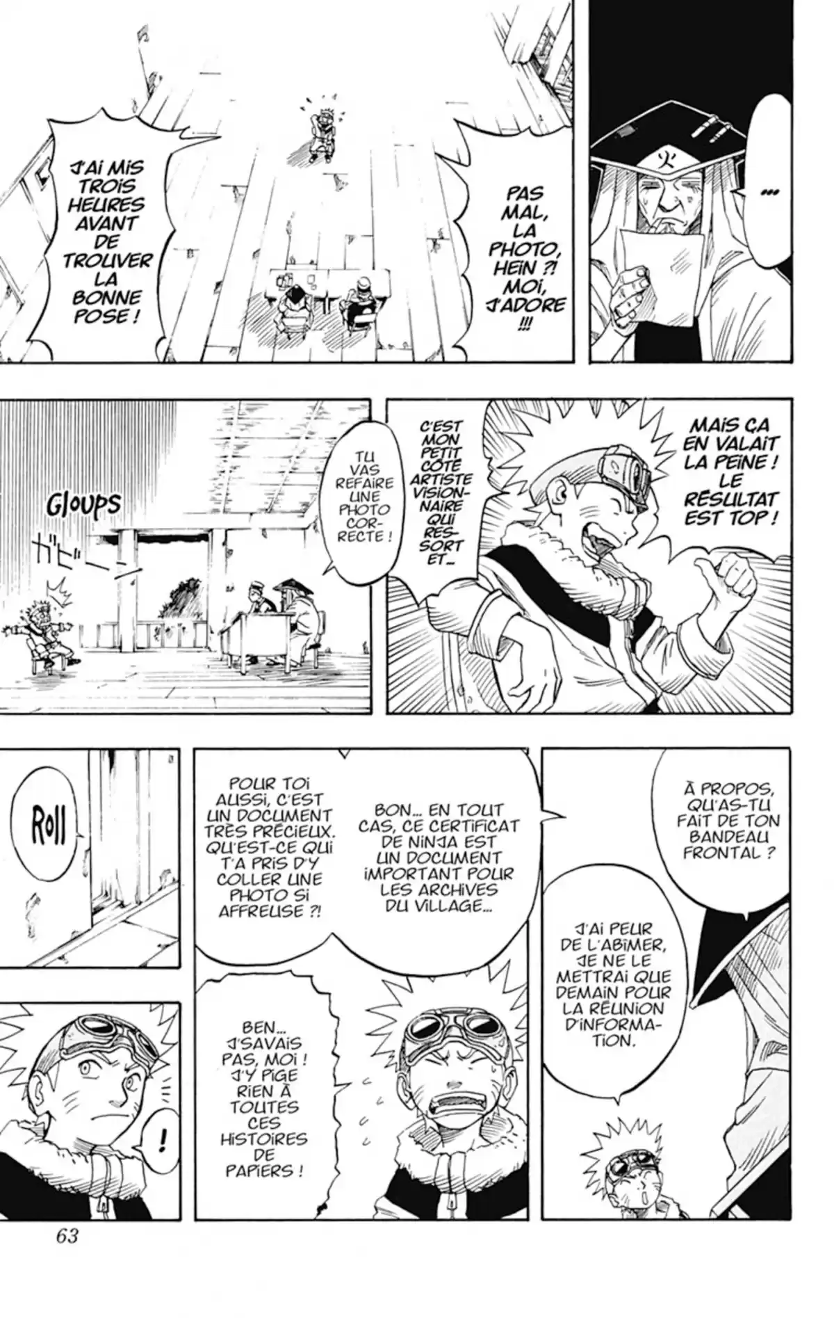 Naruto Volume 1 page 63