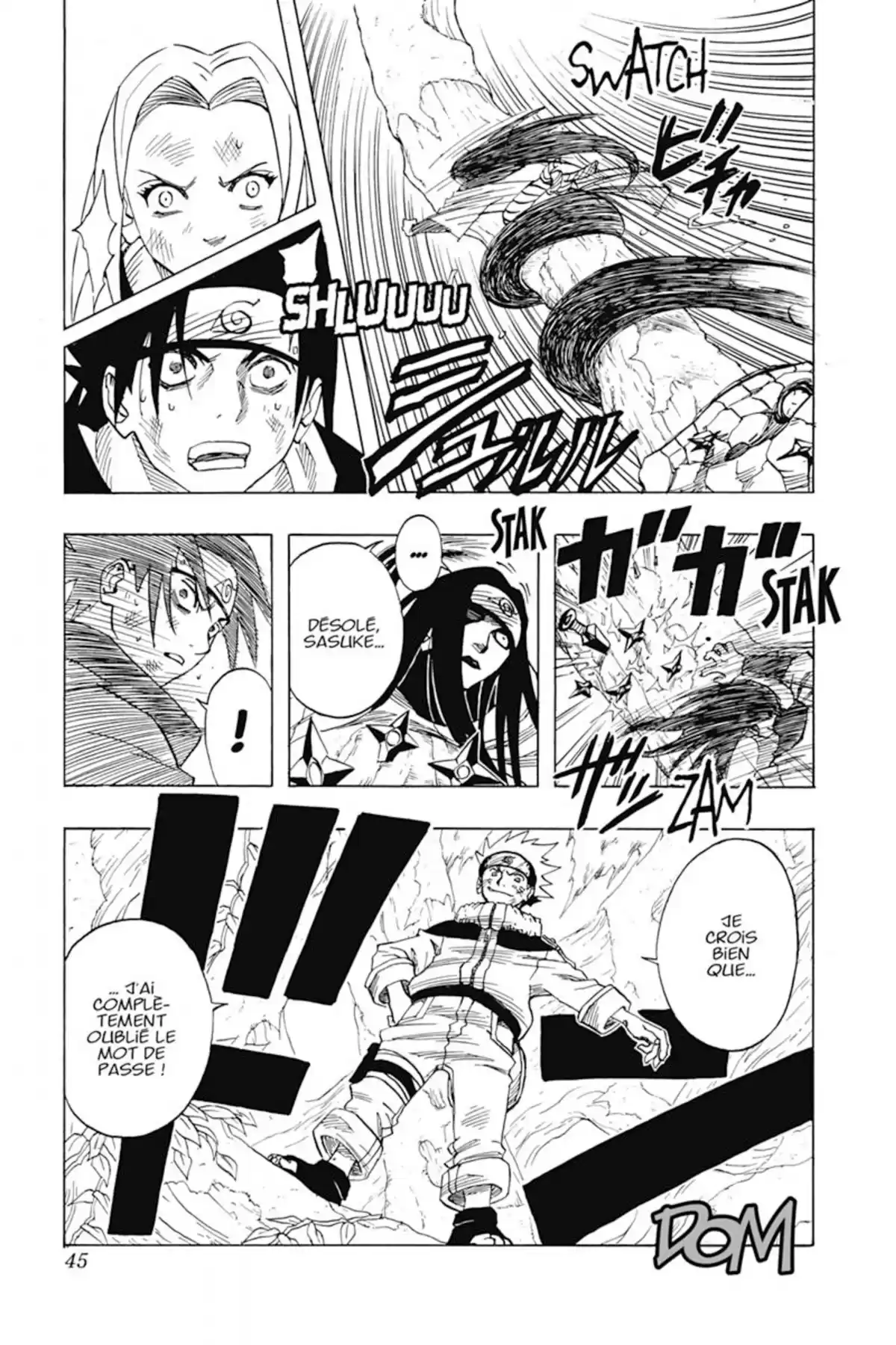 Naruto Volume 6 page 45