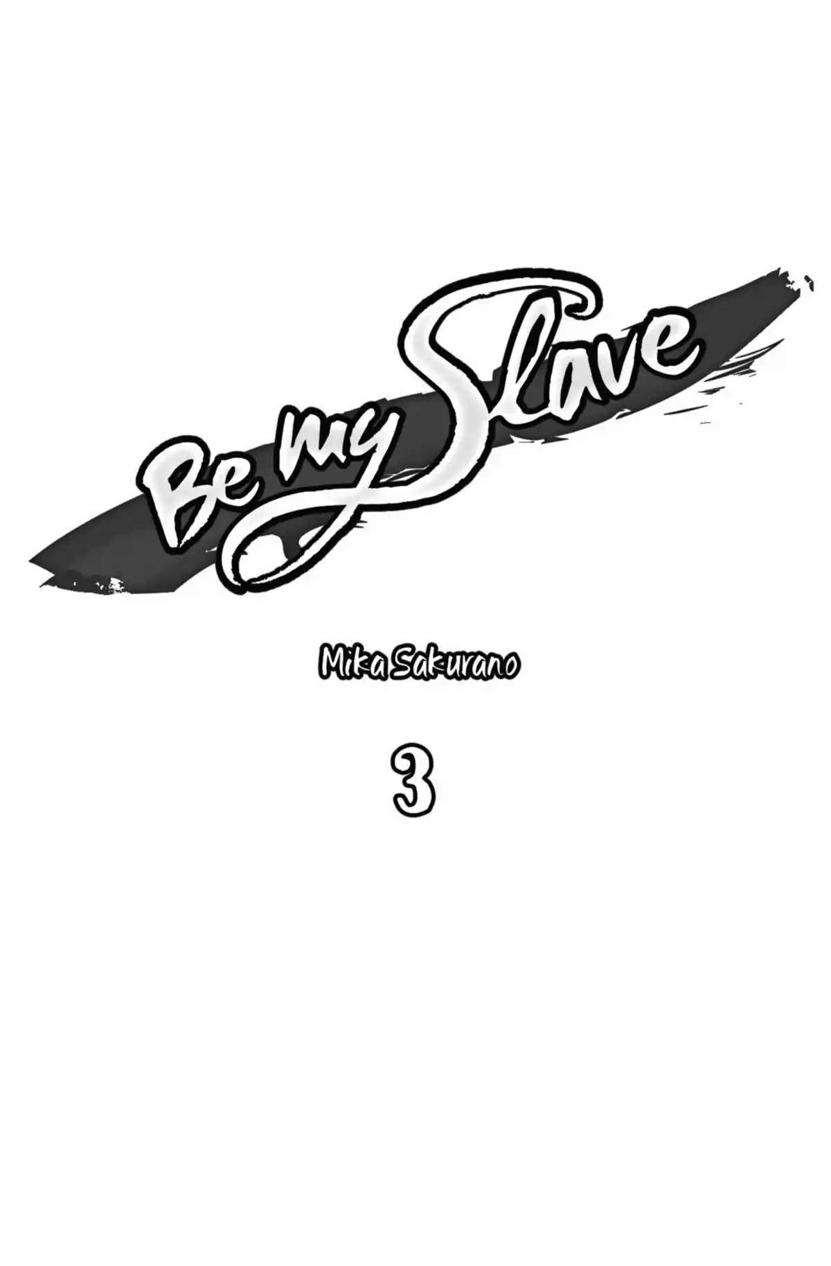 Be my Slave Volume 3 page 3