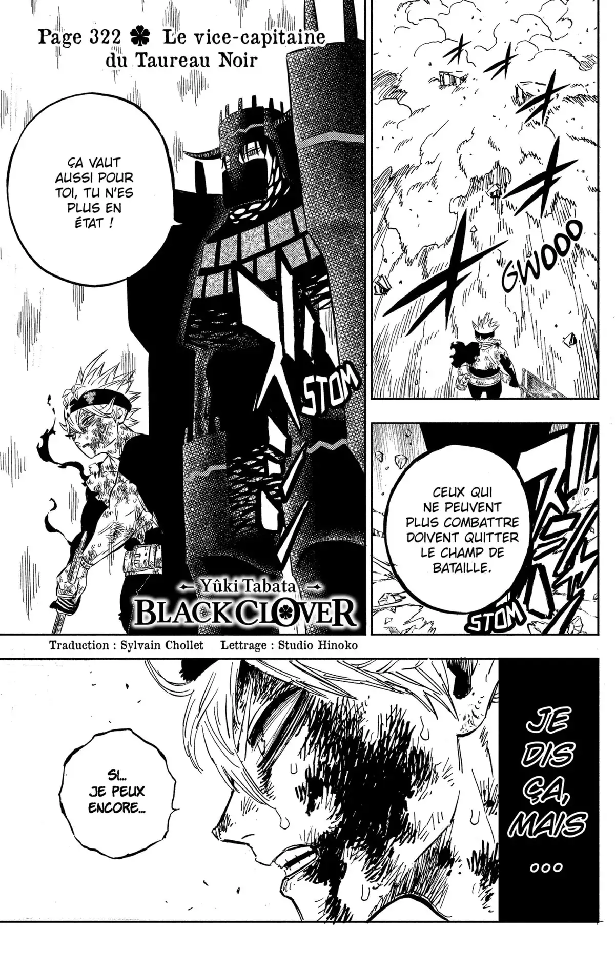 Black Clover Chapitre 322 page 1