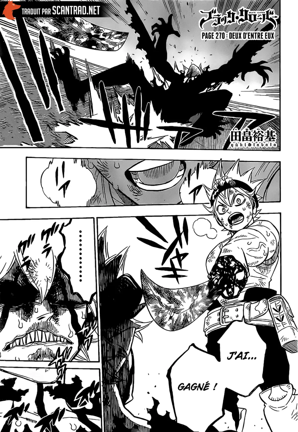 Black Clover Chapitre 270 page 1