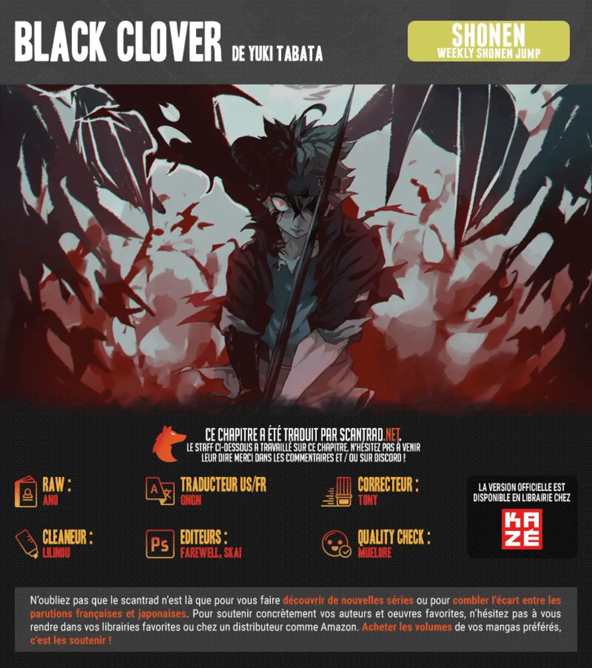 Black Clover Chapitre 280 page 2