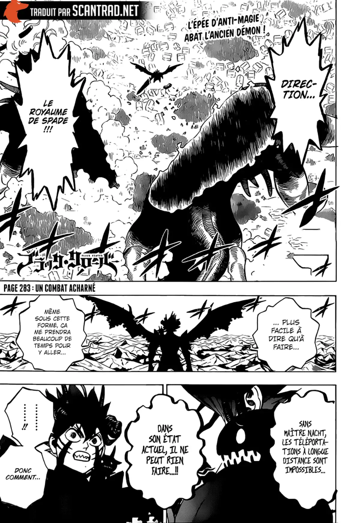 Black Clover Chapitre 283 page 1