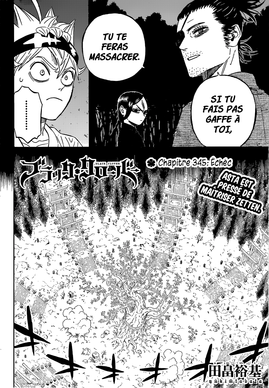 Black Clover Chapitre 345 page 2