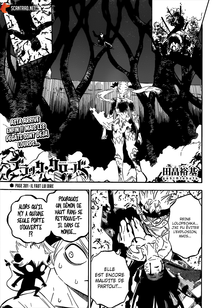 Black Clover Chapitre 301 page 1