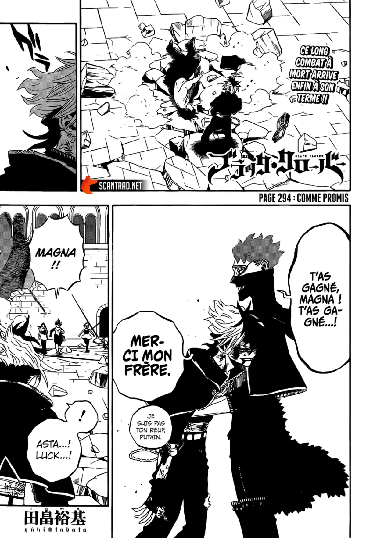 Black Clover Chapitre 294 page 1