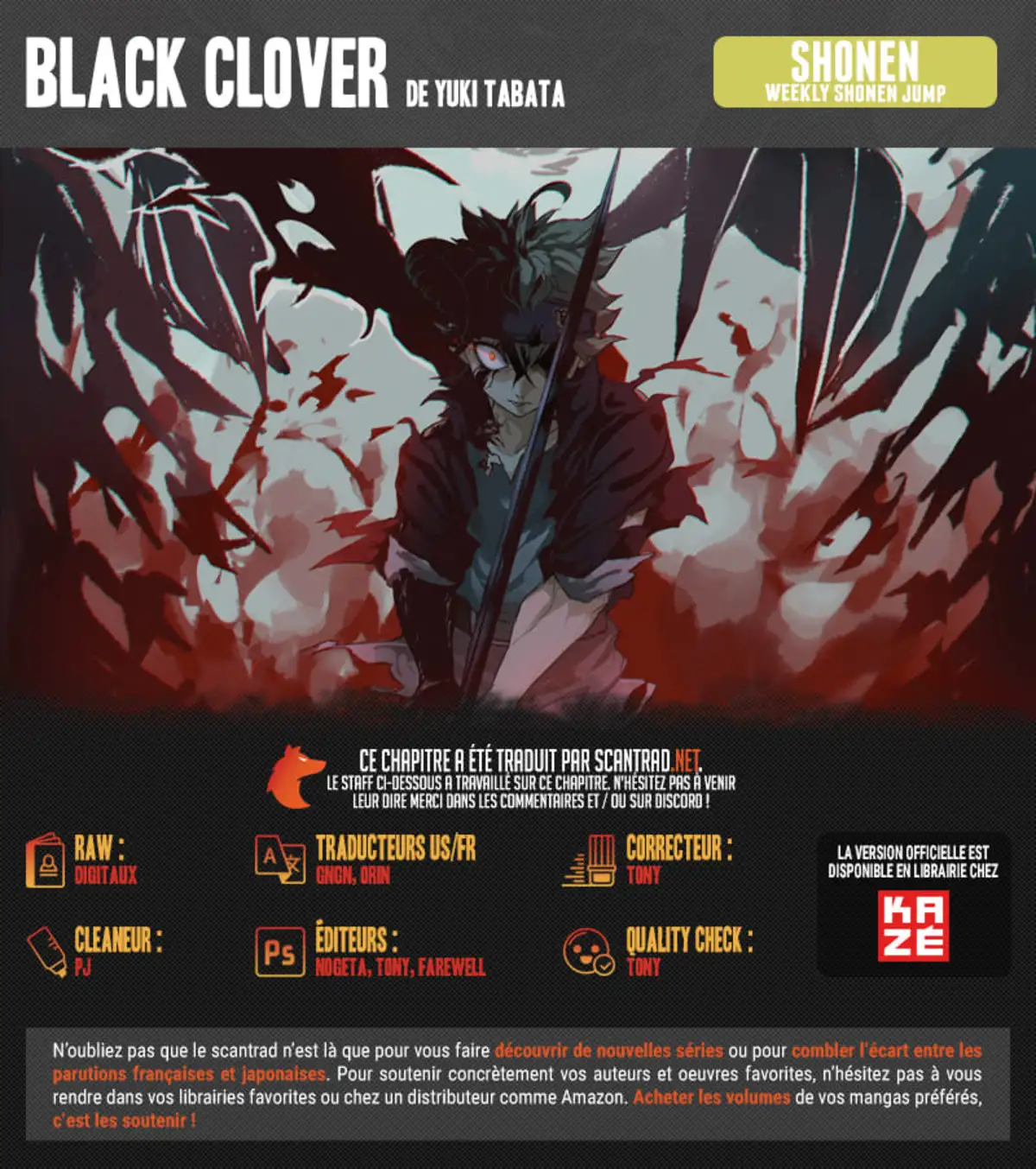 Black Clover Chapitre 281 page 2