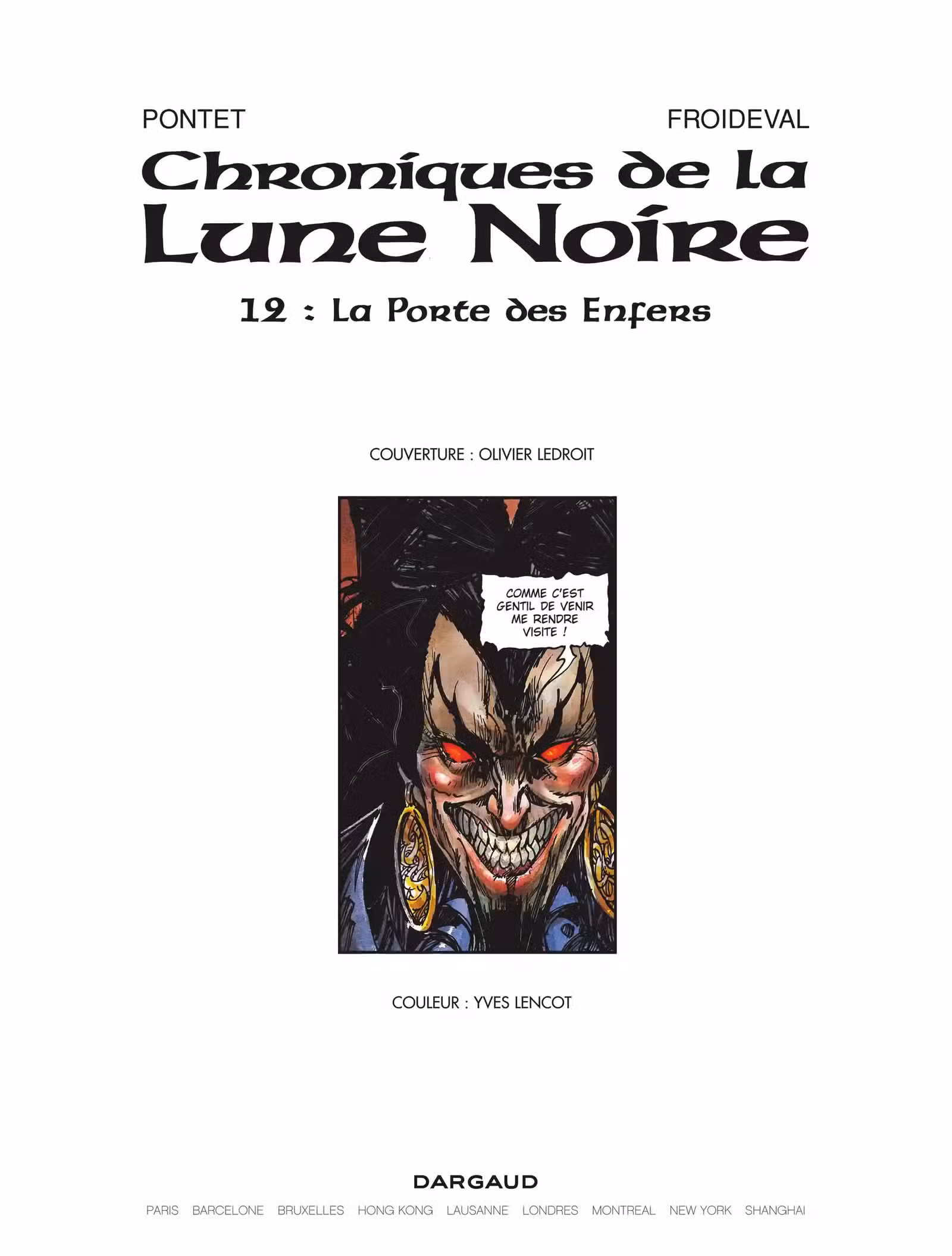 Chroniques de la Lune Noire Volume 12 page 2