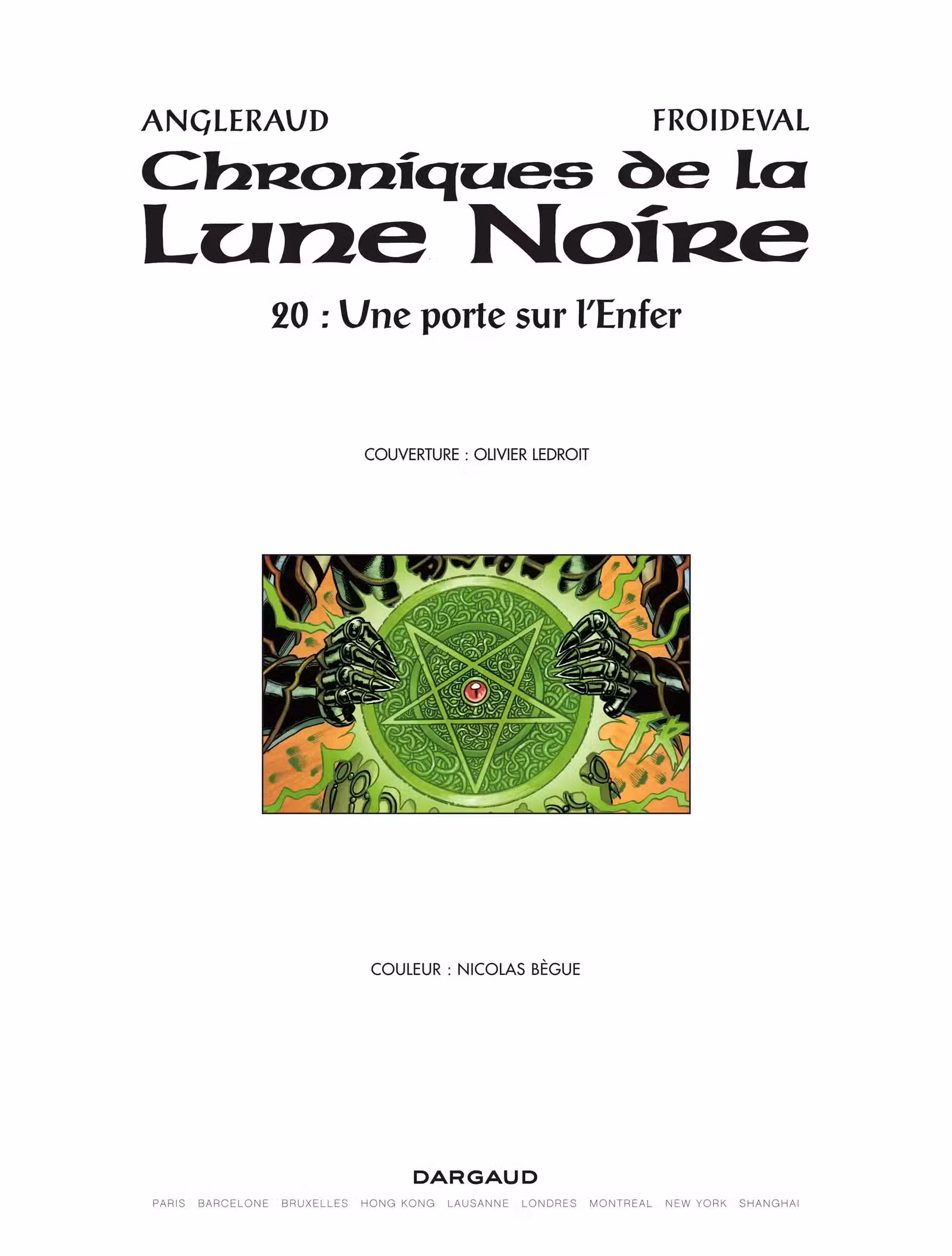 Chroniques de la Lune Noire Volume 20 page 2