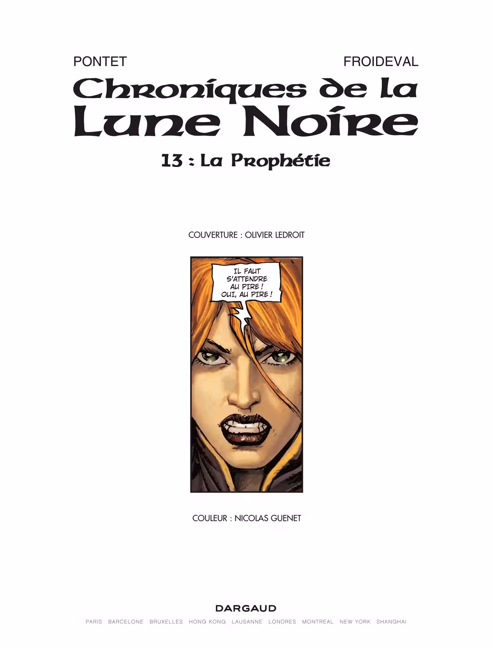 Chroniques de la Lune Noire Volume 13 page 2