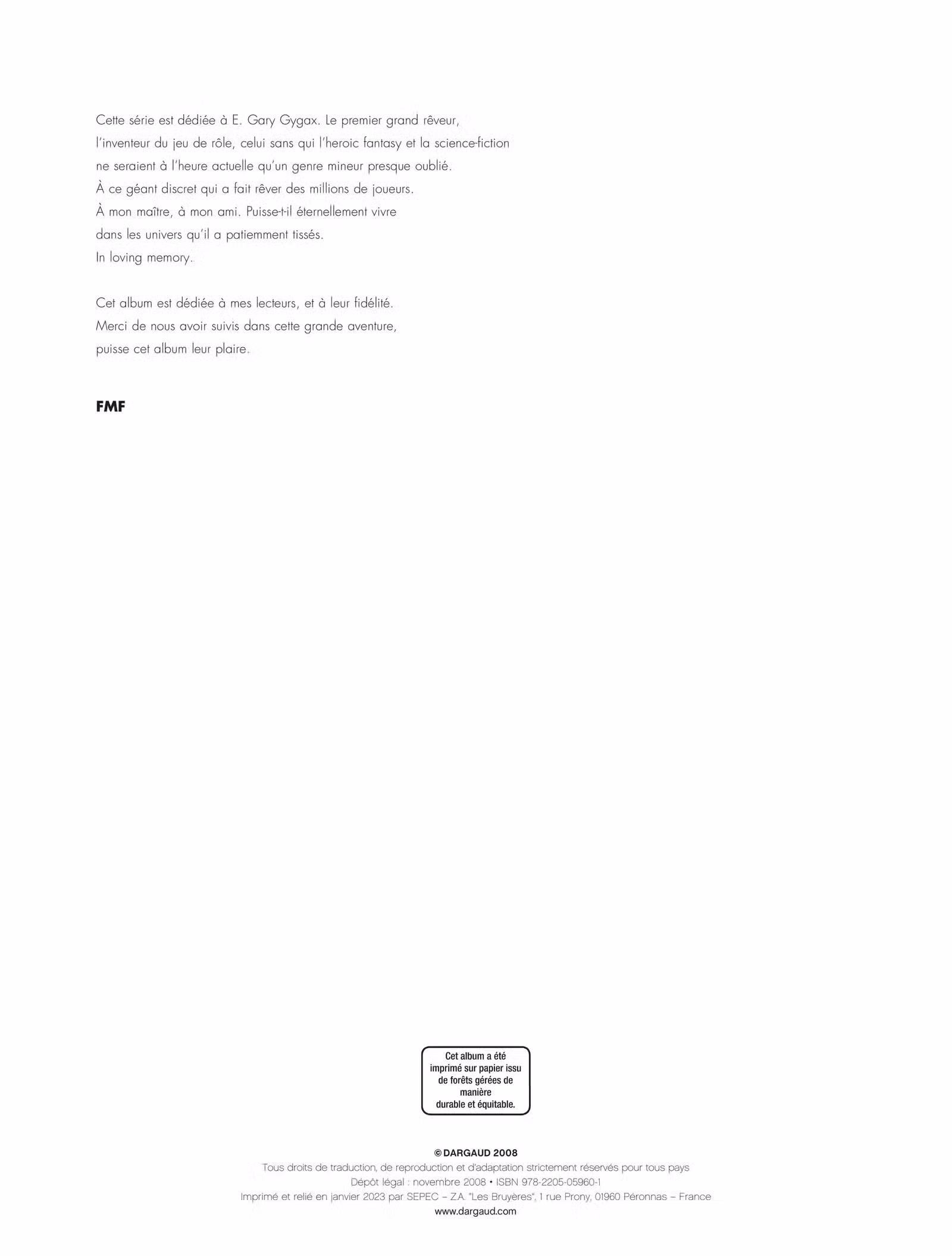 Chroniques de la Lune Noire Volume 14 page 3