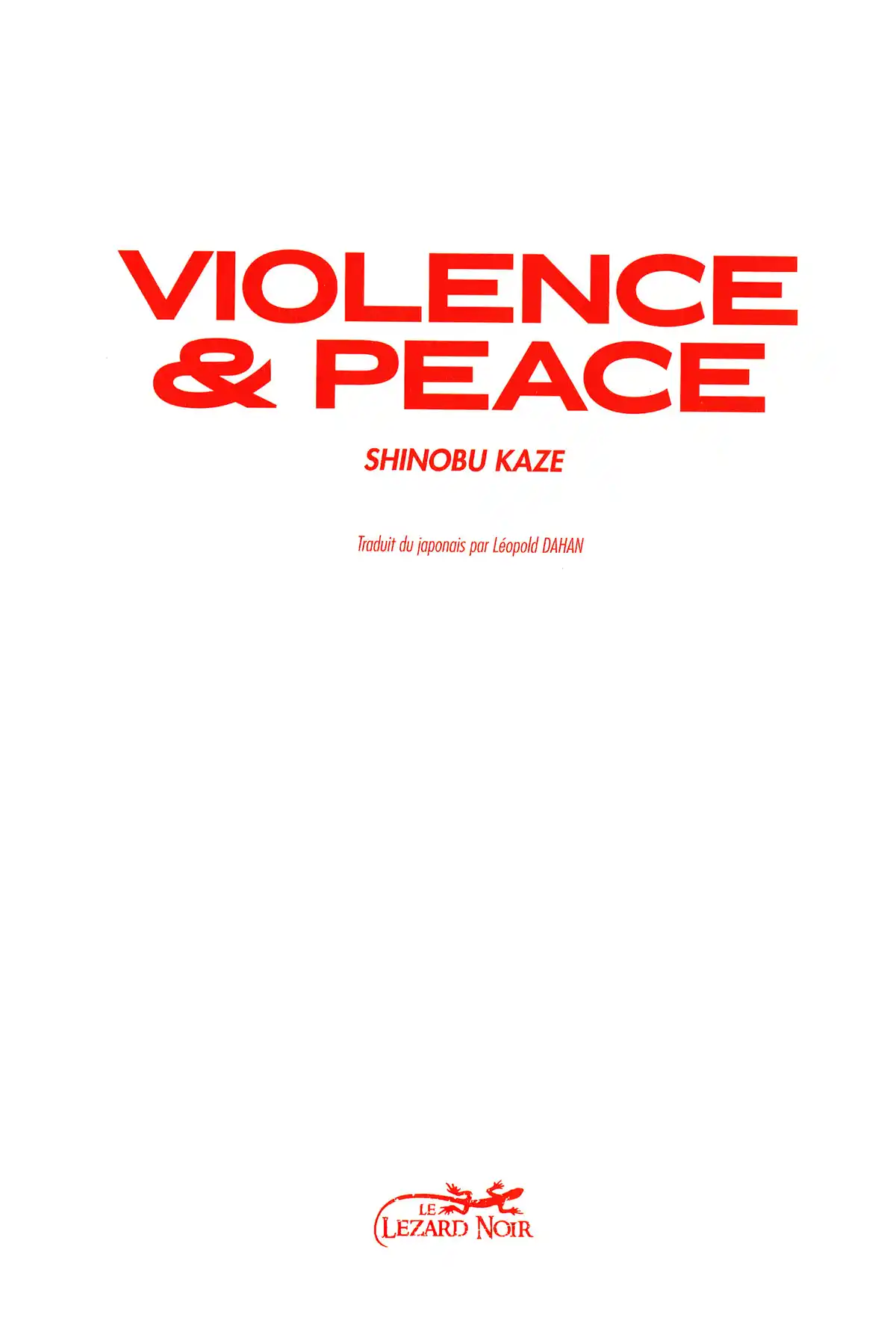 Violence & Peace Volume 1 page 6