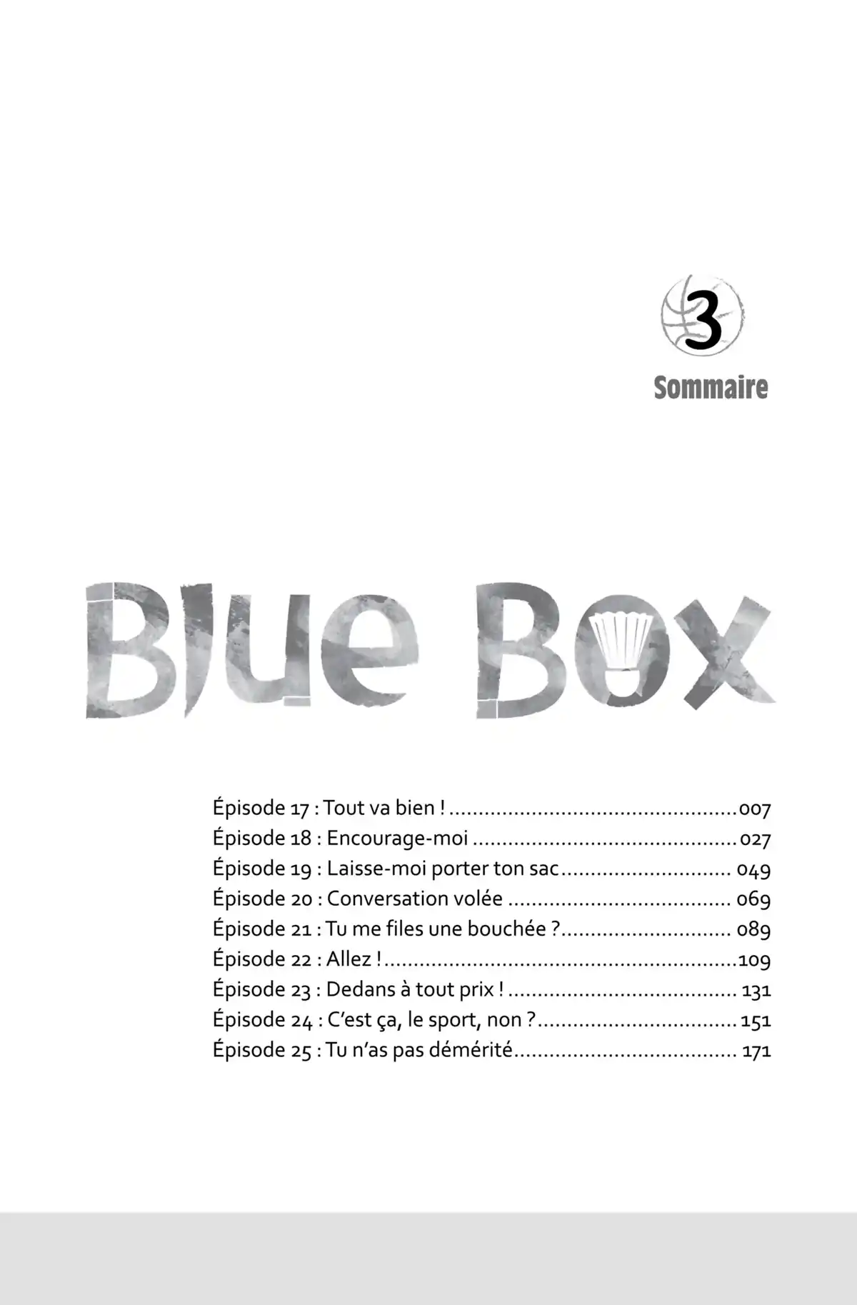 Blue Box Volume 3 page 4