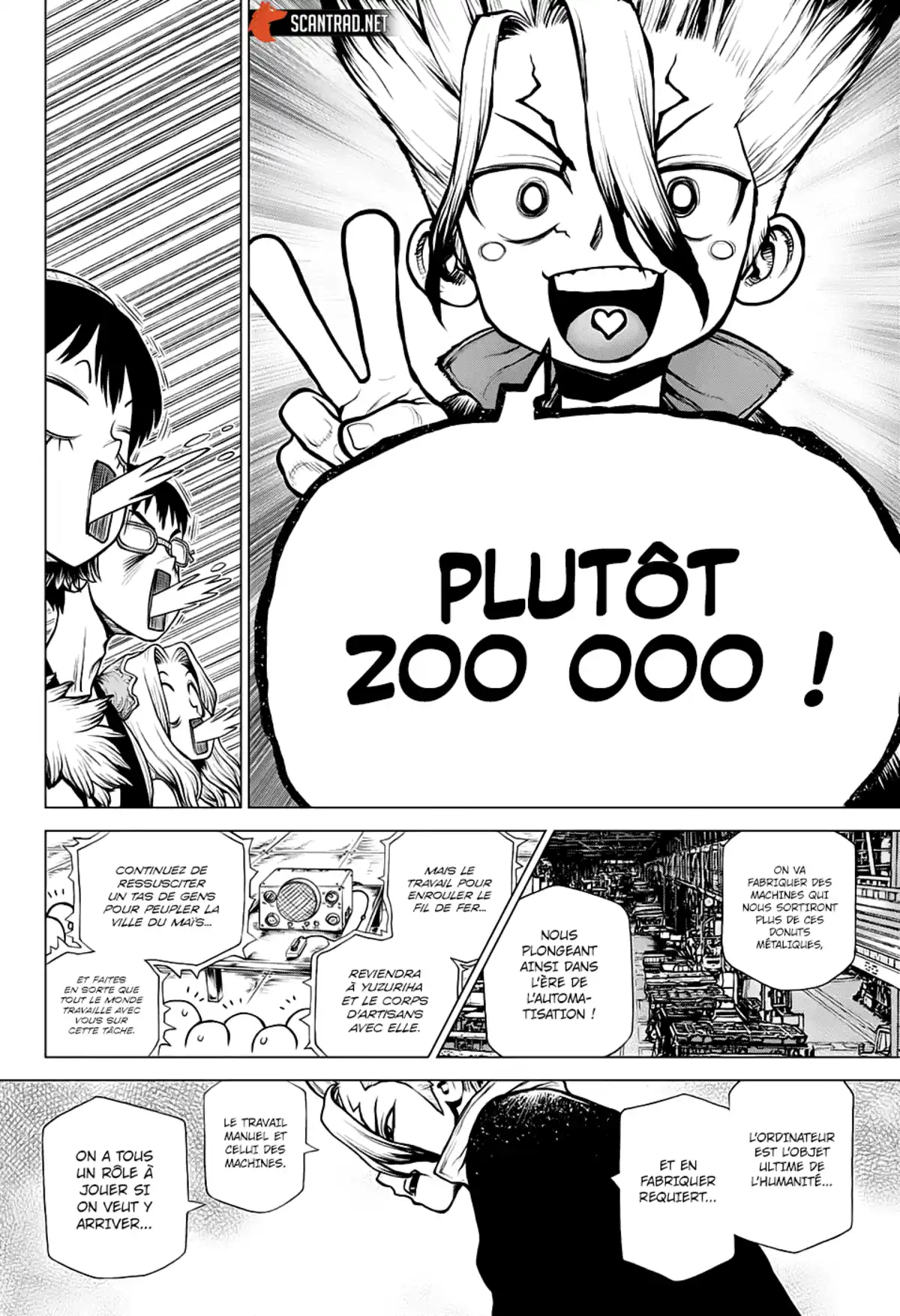 Dr. STONE Chapitre 206 page 18