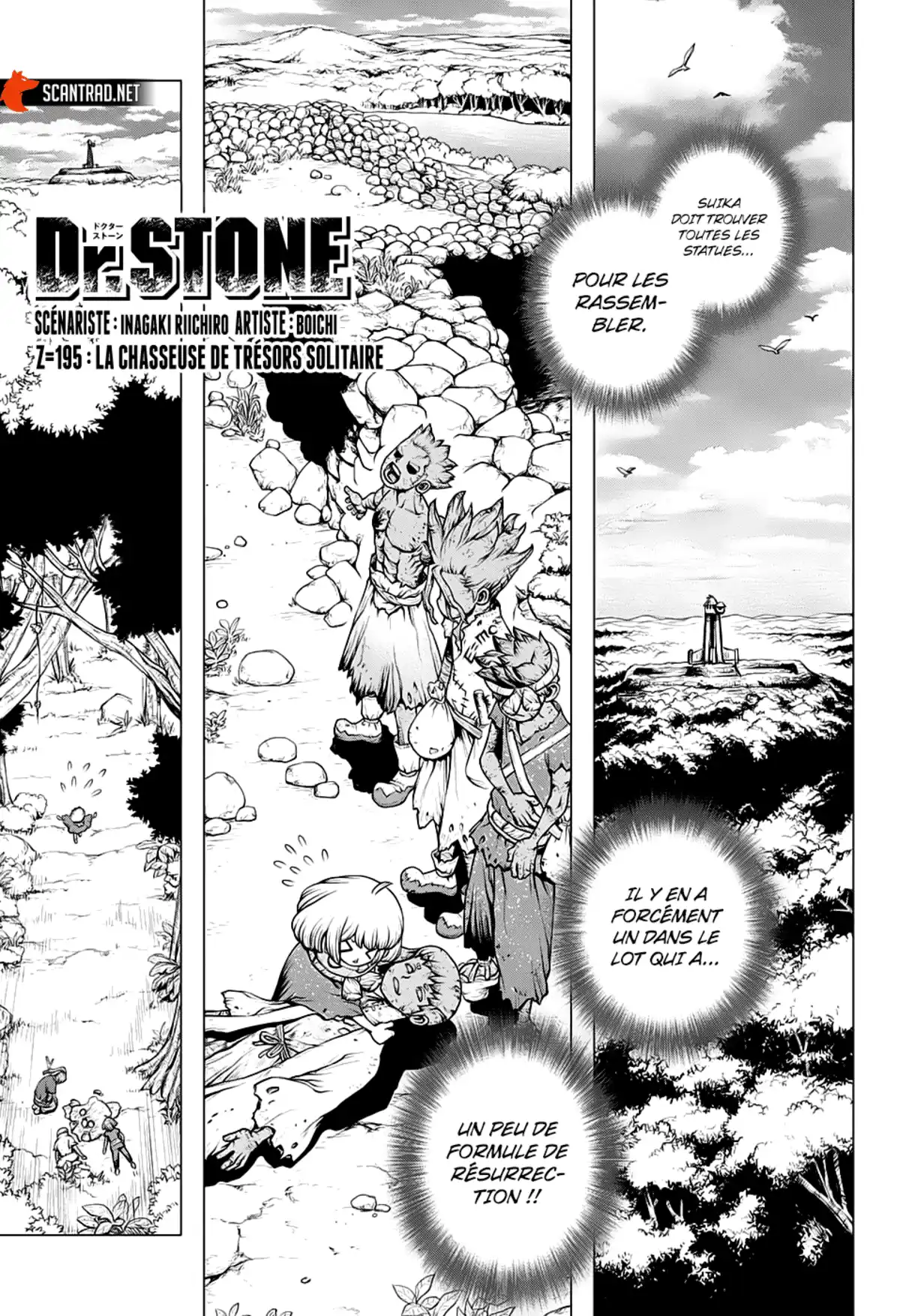 Dr. STONE Chapitre 195 page 1