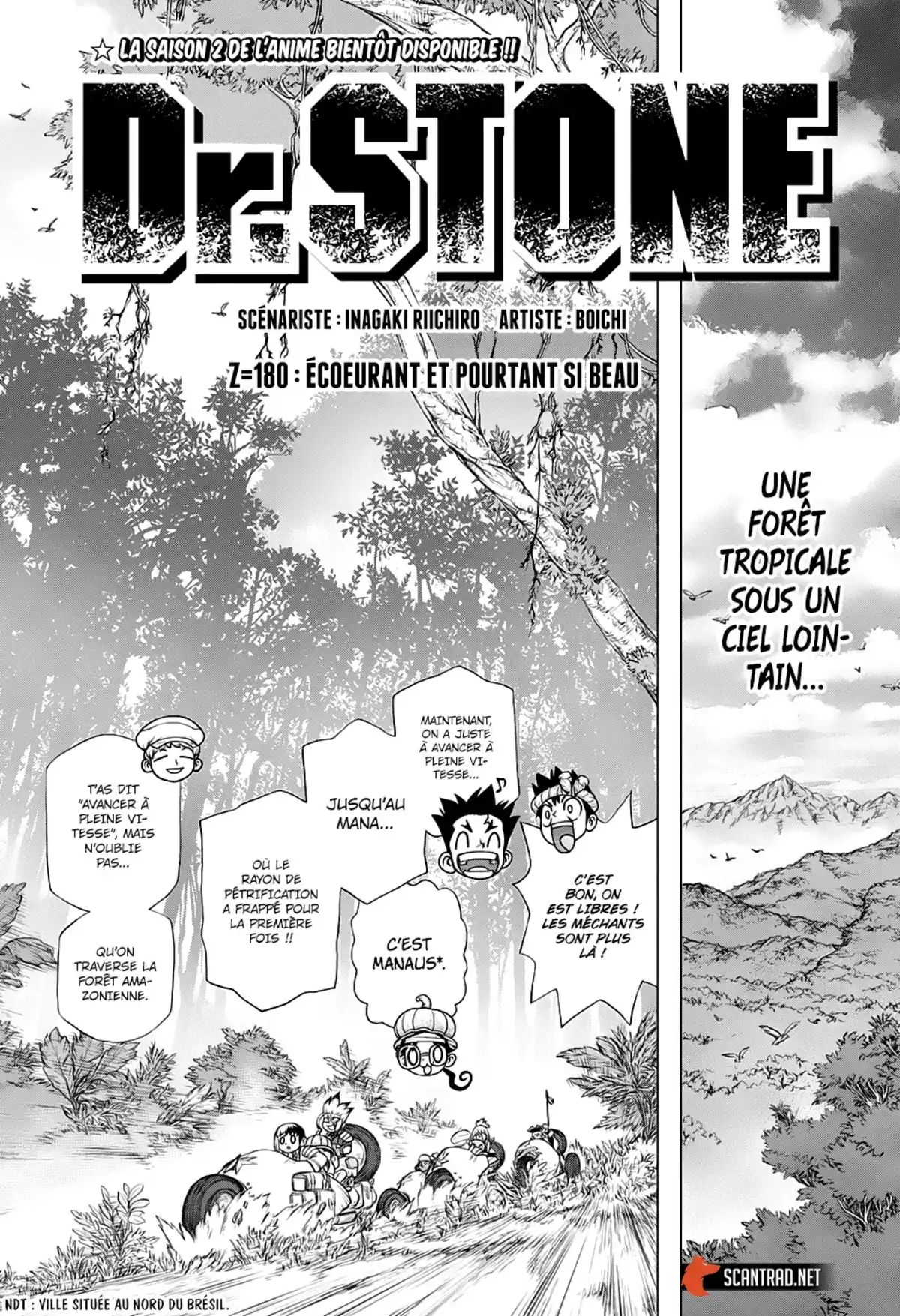 Dr. STONE Chapitre 180 page 3