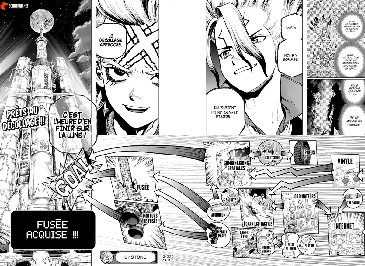 Dr. STONE Chapitre 222 page 17