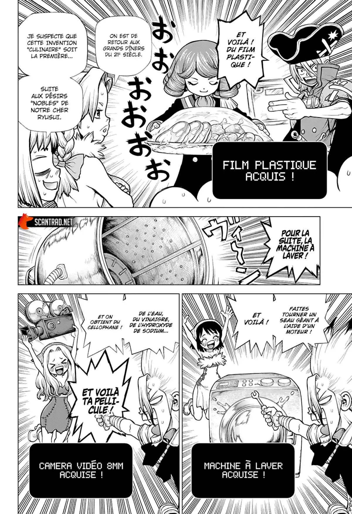 Dr. STONE Chapitre 222 page 8