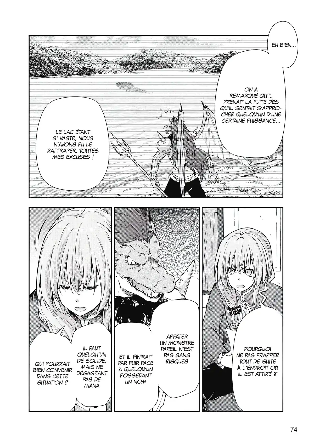 Moi, Quand je me réincarne en Slime : Comment vivre chez les monstres Volume 6 page 76